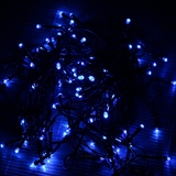 包邮LED彩串灯10米100灯蓝光插电彩灯串装饰圣诞灯