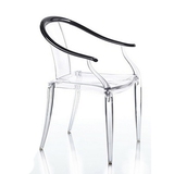 MiMingChair透明太师椅圈椅亚克力餐椅中式会客接待设计师椅 特价