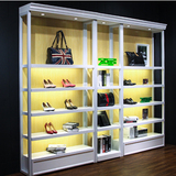 服装店鞋店男女包展示架展示柜靠墙落地展柜靠墙鞋子包包展示柜台