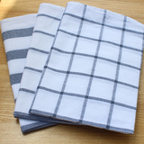 日式纯棉棉麻餐垫（方形）格子条纹餐垫餐布 西餐餐巾餐桌垫碗垫