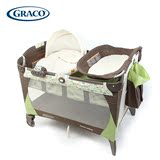 Graco葛莱9E13可折叠婴儿床 便携多功能游戏床宝宝午睡篮换尿布台