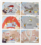 日本复古原宿风韩国街拍卡通童趣vintage古着复古学生毛衣