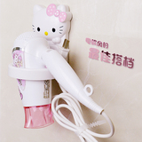 hello kitty电吹风机支架子卫生间浴室置物架 强力胶粘风筒架包邮