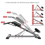 韩国BS可折叠罗马椅罗马凳免安装腹肌凳腰腹椅健身训练器材