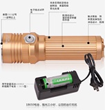 森林虎H553LED可充电手电筒军工T6灯芯超亮强光远射防水家用包邮