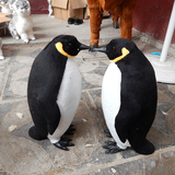 仿真动物小企鹅模型公仔道具橱窗装饰品摆件毛绒玩具女友生日礼物