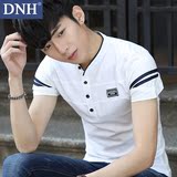 DNH2016新款商务休闲短袖t恤男装POLO衫翻领上衣潮流青年男生衣服