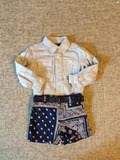 Ralph Lauren baby boy 男童装婴儿装代购海淘现货 花短裤两件套