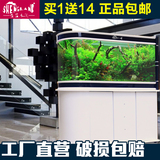 子弹头鱼缸水族箱中大型金鱼缸1.2米客厅1.5隔断生态玻璃屏风吧台