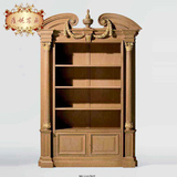 欧式 装饰柜 隔断 多层储物 新古典 实木雕刻 展示柜 书架oa2019