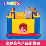 INTEX城堡跳跳乐 蹦蹦床 海洋球池淘气堡儿童充气玩具 跳跳床