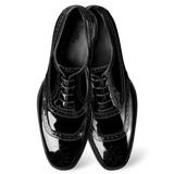 Hermes爱马仕男鞋法国正品代购2015新款黑色小牛皮系带牛津皮鞋