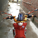 摩托车手机支架防水包自行车导航仪支架苹果 小米 三星触控防水包