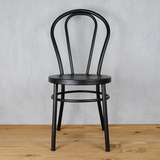 果然 简约现代彩色餐椅简易铁艺靠背圆形椅子餐厅酒吧咖啡厅椅子