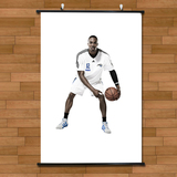 魔兽霍华德个性海报挂画有框画NBA球星玄关客厅装饰画无框画墙画