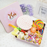 糖果礼盒装超大可爱波板糖棒棒糖棉花软糖 女生儿童创意生日礼物