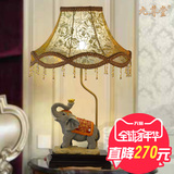 欧式奢华床头柜台灯 客厅卧室酒店会所复古创意实用动物装饰台灯