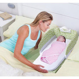 包邮Baby Delight SNUGGLENEST婴儿安全折叠床分隔床中床音乐夜灯