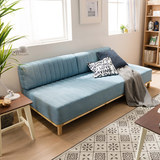 新款书房沙发床实木韩式小户型两用宜家布艺多功能沙发客厅床组合
