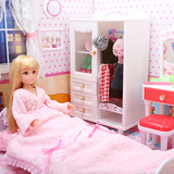 芭比娃娃套装大礼盒甜甜屋 儿童女孩公主礼物 家居过家家玩具