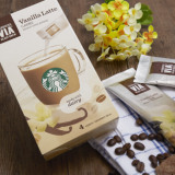 正品星巴克VIA Vanilla Latte香草拿铁风味咖啡饮料固体饮料