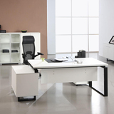 办公家具 时尚老板桌办公桌大班台 经理桌 主管桌 新款黑白电脑桌