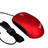 联想THINKPAD原装正品USB有线红色银色鼠标 笔记本台式机蓝光鼠标