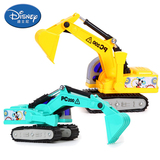 迪士尼大号儿童挖掘机玩具挖土车宝宝工程车模型仿真汽车男孩包邮