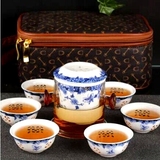 车载迷你旅行茶具套装功夫茶便携户外旅游简易茶具红茶玻璃泡茶器