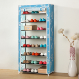 八层加厚无纺布简易鞋架 防尘多层鞋柜子创意组合柜收纳柜DIY组装