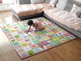 整体式3个月加厚地垫双面儿童游戏毯拼图爬爬垫拼图地垫爬行垫