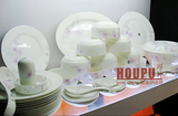 特价景德镇陶瓷56头骨瓷餐具碗碟盘套装韩式家用迁居结婚婚庆礼品