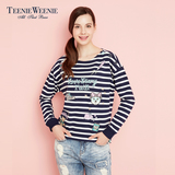 Teenie Weenie小熊2016春季商场同款经典休闲女装卫衣TTMA61211A