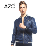 AZC男士夹克男青年韩版休闲外套男士春季薄款外穿长袖上衣棒球服