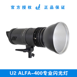 U2闪光灯ALFA-400摄影灯婚纱人像灯光器材拍照 摄影棚影室灯闪灯