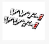 汽车字母VVT-I 3D立体改装车贴 金属侧标车贴 汽车装饰品