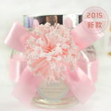 最爱婚品2015定制喜糖玻璃瓶粉色结婚礼用品大号欧式高档创意糖盒