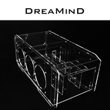 DreaMinD亚克力机箱透明机箱K400开放式机箱个性化DIY机箱