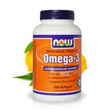 【拍四付三】美国直邮包邮Now Foods深海鱼油Omega3心脑血管健康