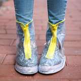 雨鞋套防滑加厚底耐磨女学生可爱透明中高筒儿童雨靴防水雨天韩版