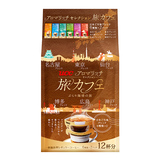 日本进口ucc六大都市顶级挂耳现磨黑咖啡纯咖啡 6种口味12片袋装