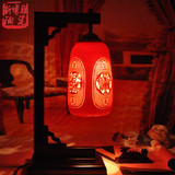 中式古典复古中国风红木台灯具新婚庆结婚房温馨简约古朴时尚灯饰