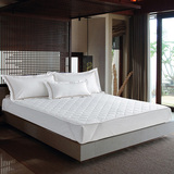 酒店席梦思保护套加厚防滑床护垫夹棉美容床床罩纯色床套全棉单件