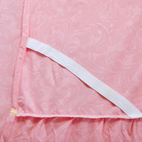 米单件活性棉四件套床套全棉纯色压花宾馆床裙床罩1.2 1.5m1.8米2