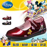 迪士尼女童鞋新款包邮女孩公主鞋学生表演鞋黑色皮鞋单鞋女童皮鞋