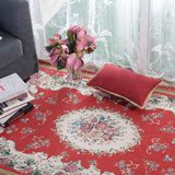 欧式客厅茶几地毯简约现代中式美式卧室短毛家用门厅地垫玄关门垫