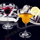 石岛鸡尾酒杯子创意水晶玻璃杯进口工高脚杯艺玛格丽特香槟杯酒吧