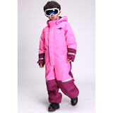 专业儿童滑雪服 男童女童防寒服 防风防雨 北欧户外登山服冲锋衣