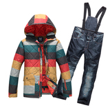 户外正品新款滑雪服套装男士大码冬季棉衣防水防风滑雪衣韩版外套