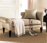 新古典后现代贵妃沙发 法式躺椅 欧式美式简约贵妃榻地中海太妃椅